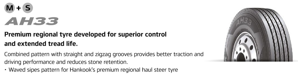 295/80 R 225 HANKOOK AH33