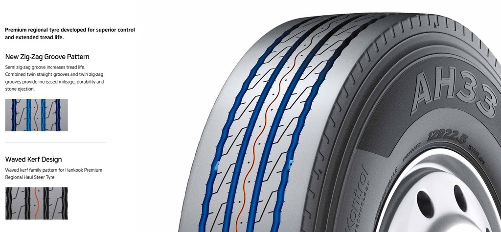 295 80 R22.5 HANKOOK AH33 152/148 L
