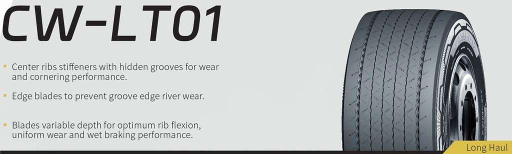 385 55 R19.5 CROSSWIND CW LT01 156 J