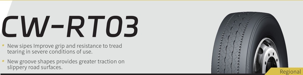 385 65 R22.5 CROSSWIND CW RT03 164 K